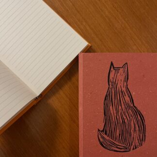 Diario Quaderno 12x17 copertina stampata Gatto Panorama 288 pagine a righe