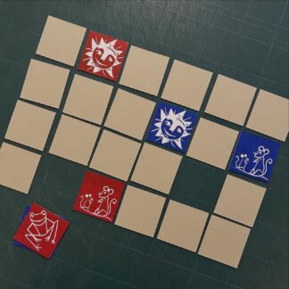 Linoleografia MemoriAccesa gioco memory 24 tessere