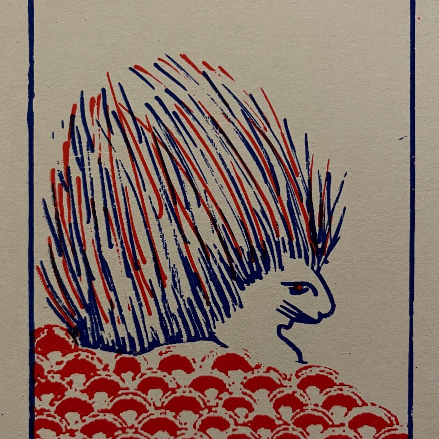 Serigrafia I Tarocchi Maremmani 2 colori su cartoncino 70x50 - immagine 4